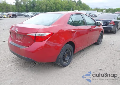 2016 Toyota Corolla Le from USA, damaged, VIN 2T1BURHE3GC703514